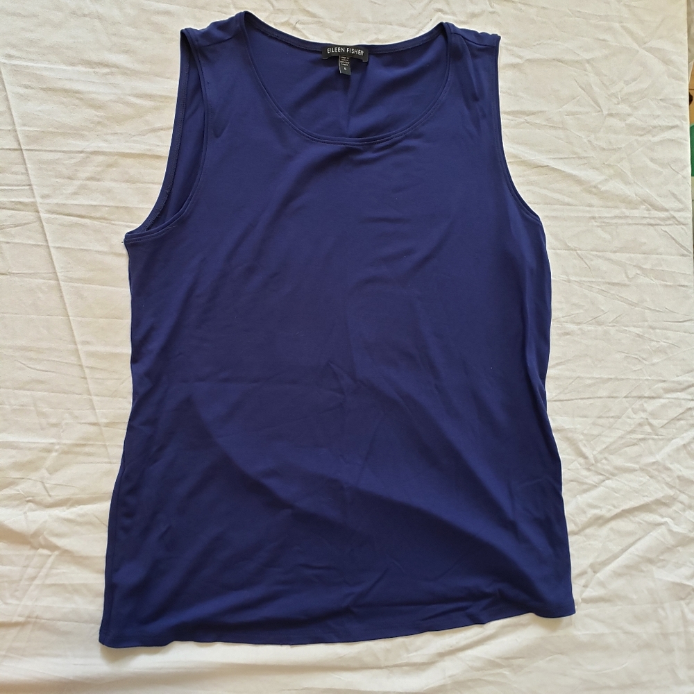 Eileen Fisher navy tank